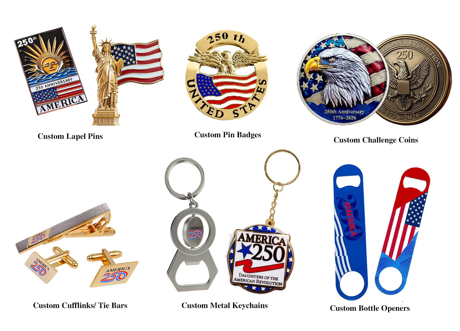 Metal Gifts for America's 250th Celebration